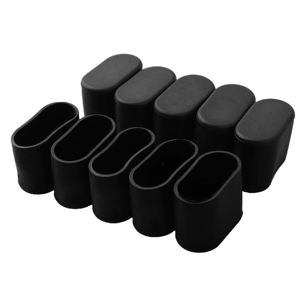 Chair Leg Cap Floor Protectors for Outdoor Furniture (Oval)