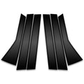 6pc Carbon Fiber Pillar Post Covers for 2009-2014 Honda Fit - SRC0538