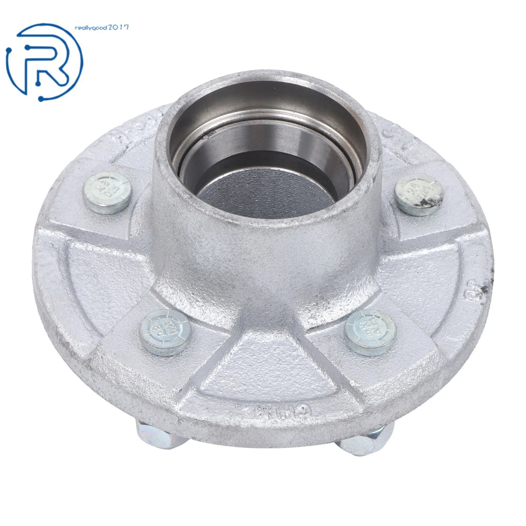Set of 2 Galvanized Trailer Hub Kit for 3500 lbs Trailer (Year Range)