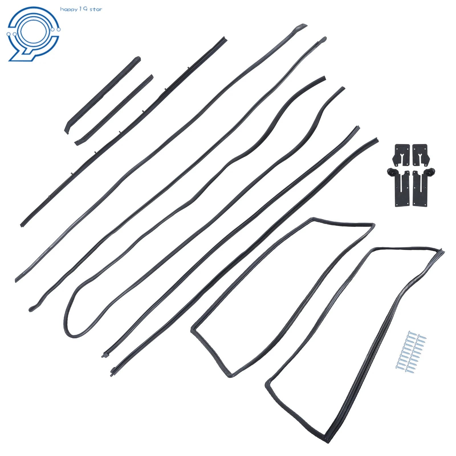 10Pcs Weatherstrip Seal Kit for Ford Mustang (1965–1966)