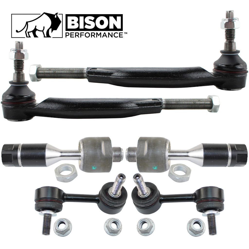 6pc Front Sway Bar Tie Rod End Kit for Chevy GMC Isuzu Olds