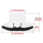 2-Tone ATV Windshield for Polaris Arctic Cat CAN-AM Fourtrax Grizzly