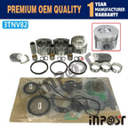 Overhaul Rebuild Kit 3TNV82A for Yanmar New Holland E20.2SR E35SR E30SR