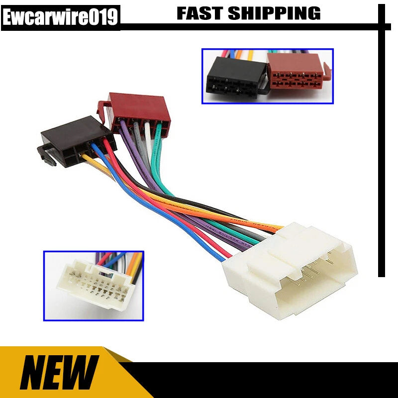ISO Wiring Harness Adapter for Honda Accord (1998–2008)