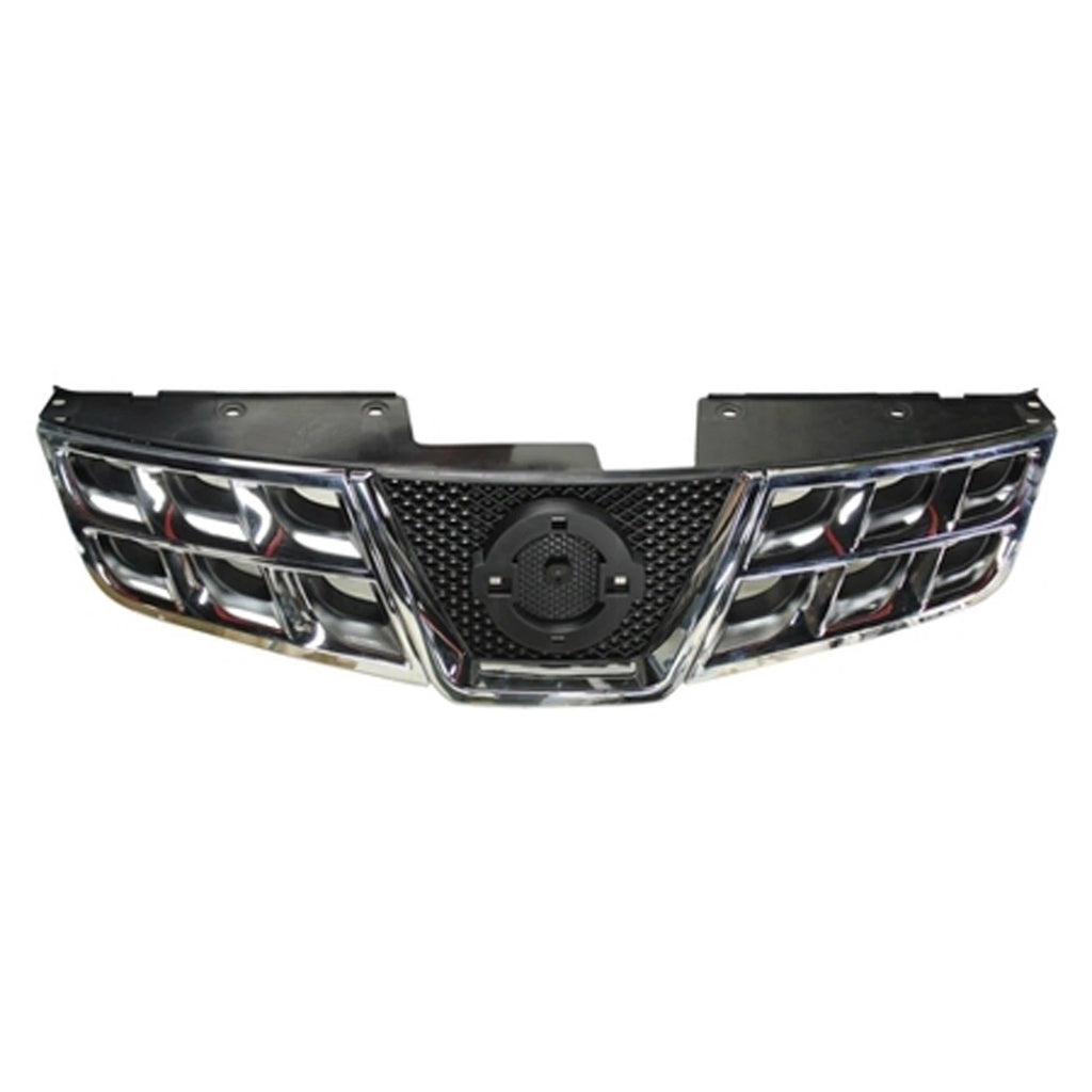 Replacement Black Chrome Plastic Front Grille for Toyota Hilux (2005–2015)