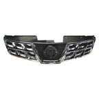 Replacement Black Chrome Plastic Front Grille for Toyota Hilux (2005–2015)
