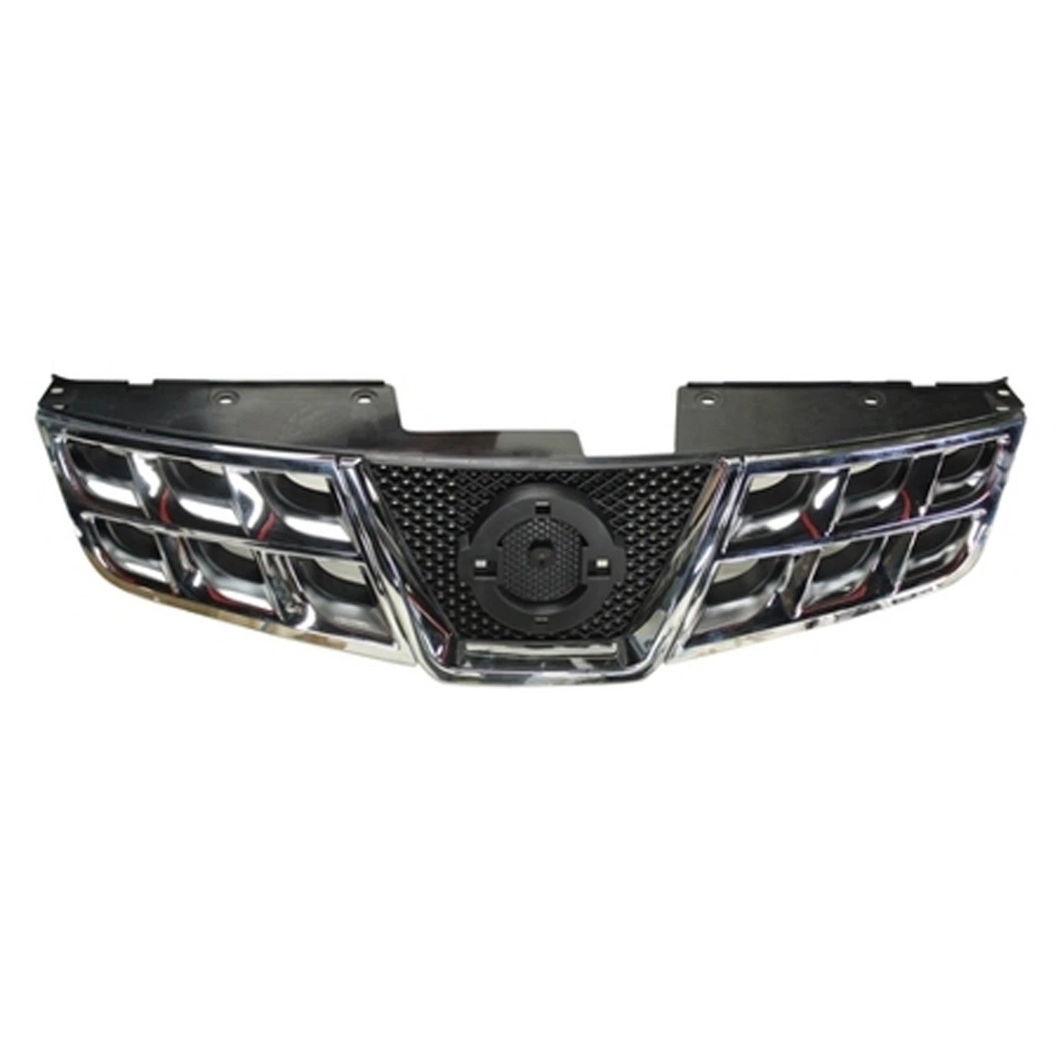 Replacement Black Chrome Plastic Front Grille for Toyota Hilux (2005–2015)