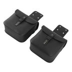 PU Leather Saddle Bags for Harley, Suzuki, Honda (Fits Various Models)
