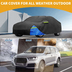 Waterproof Car Cover for Toyota Camry (Oxford Cloth, Black/Blue)