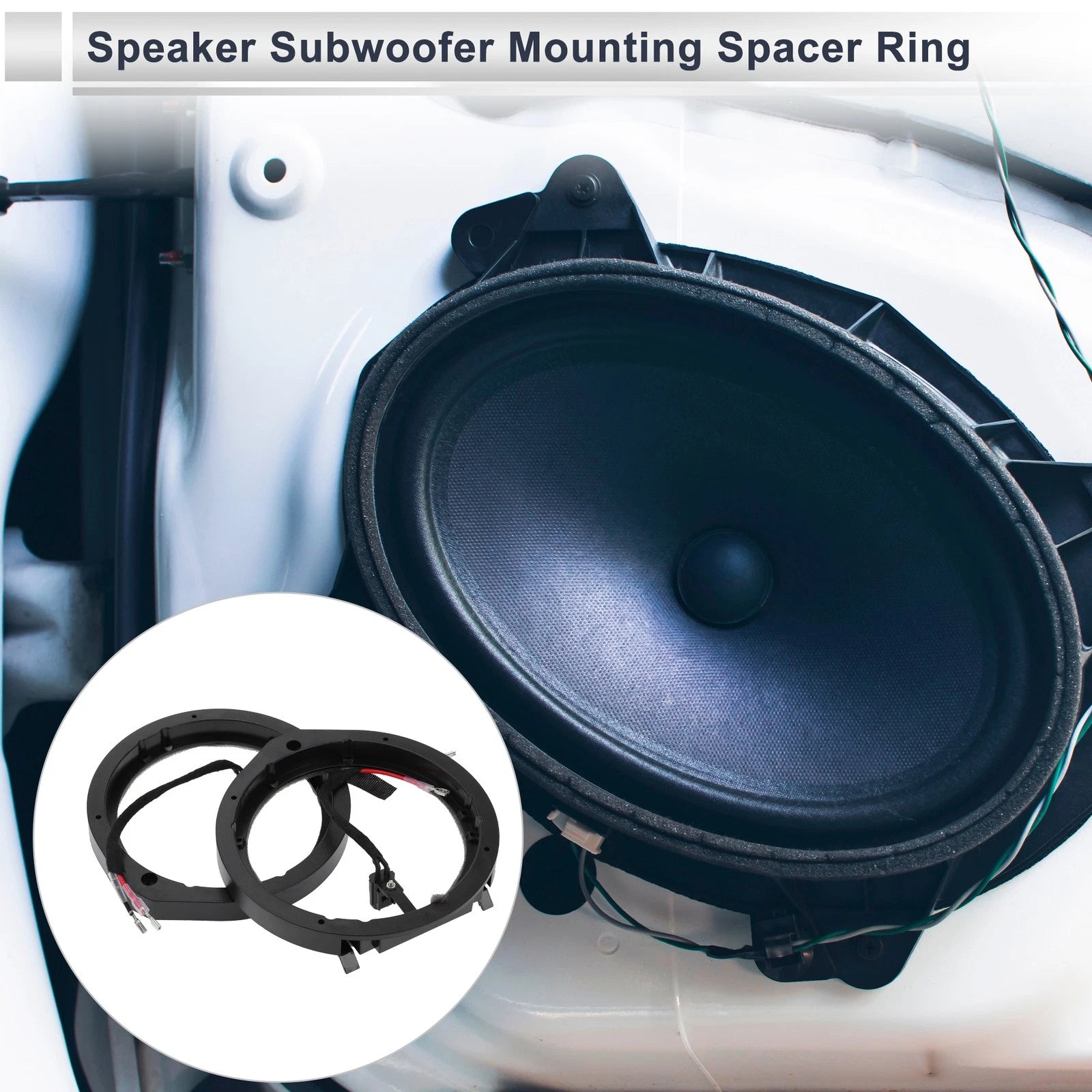 Set of 2 Speaker Spacer Rings for Honda 13-24 6.5" Tweeter