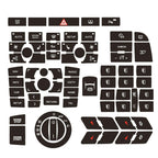 Clima Panel Button Repair Decals Stickers for Audi A6