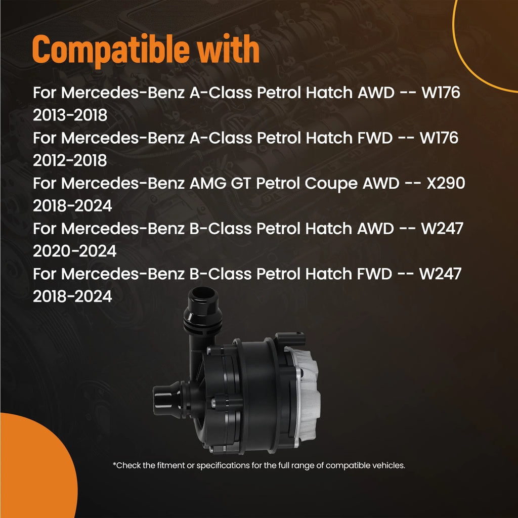 Electric Water Pump for Mercedes CLS C257 Diesel (2018–2024)