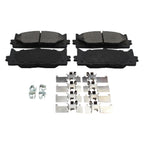 DuraGo Front Rotors & Bosch QuietCast Ceramic Brake Pads Kit for Avalon ES350 (2005–2018)