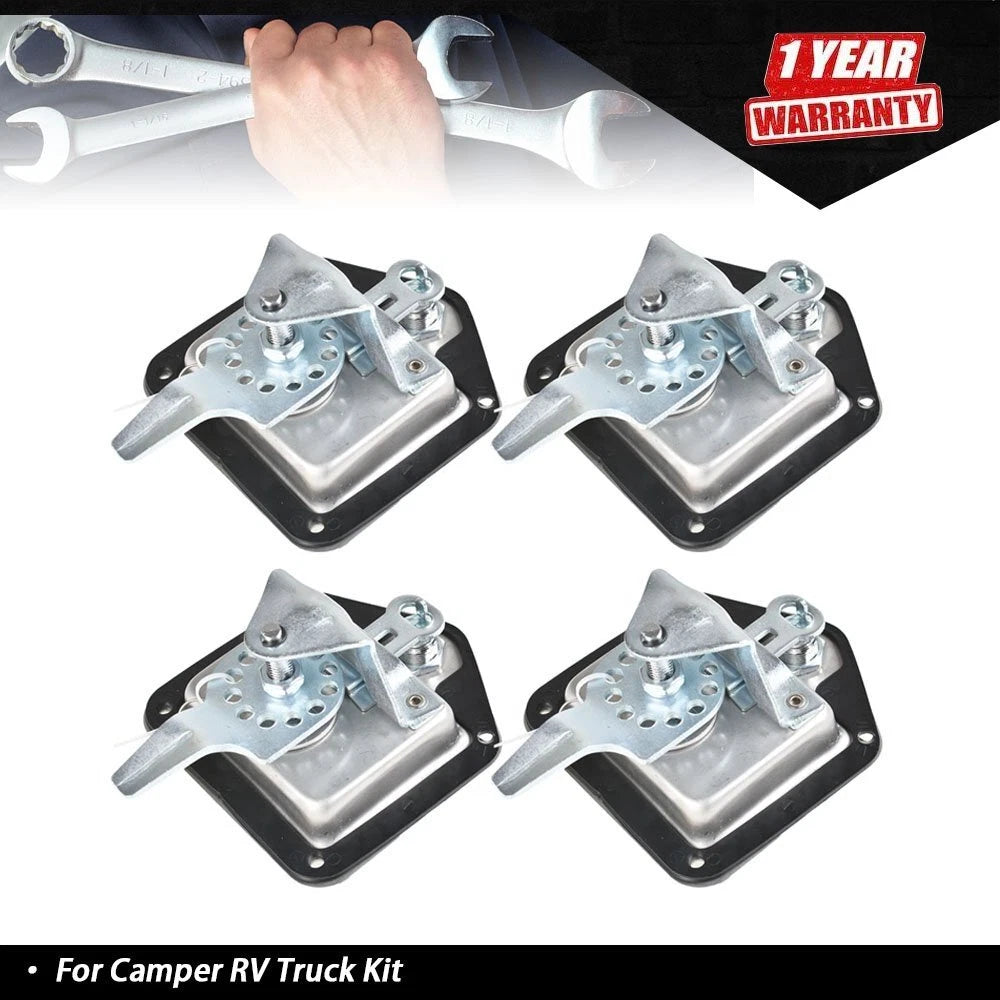 Set of 4 T-handle Tool Box Locks for RV Door Latch (Universal Fit)