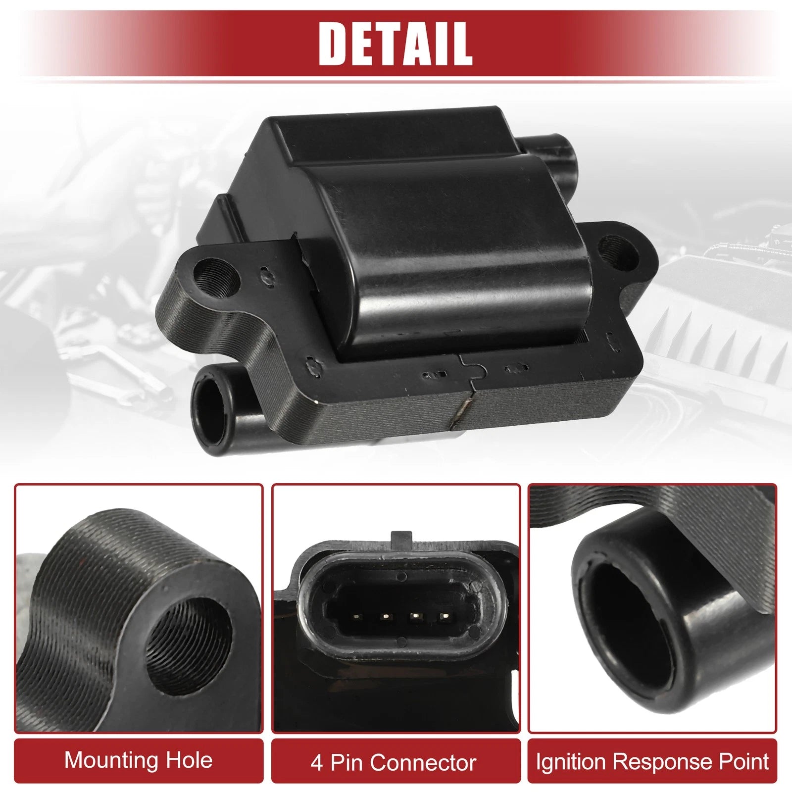 Ignition Coil Pack for Chevrolet Silverado 3500 (2001–2006)