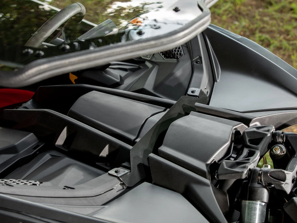 SuperATV Powered Flip Windshield for Can-Am Maverick X3 (2017–2023)