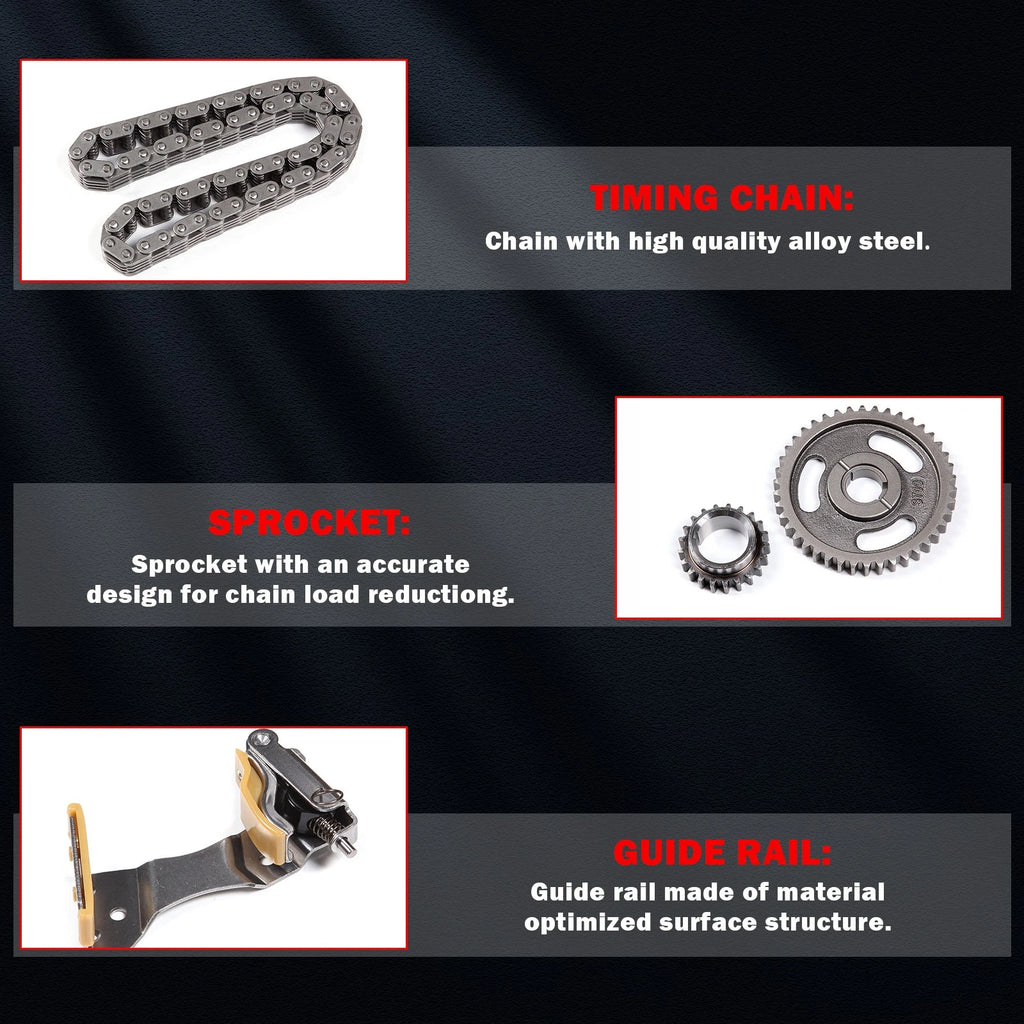 Timing Chain Kit for Ford F-150 Mustang Taurus Mercury (1990–2008)