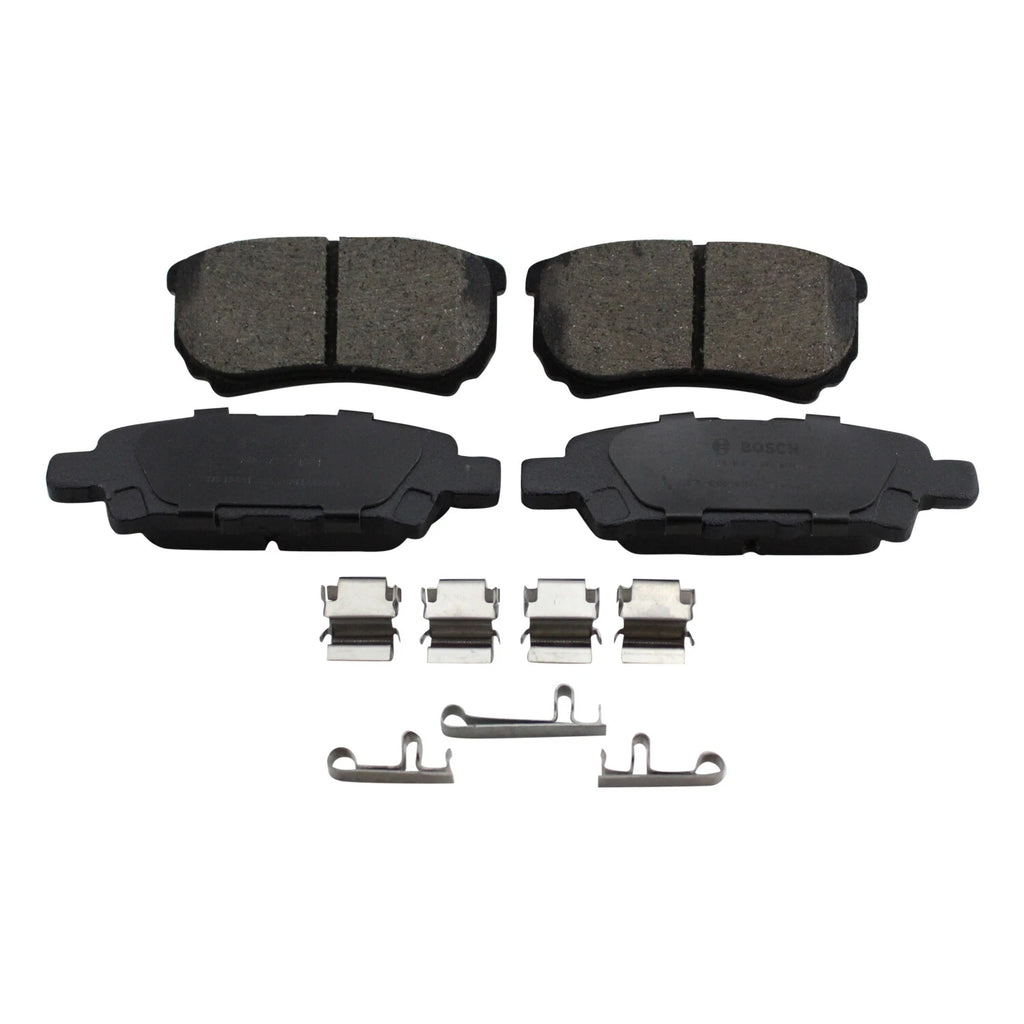 Set of 4 Bosch QuietCast Rear Ceramic Brake Pads for Sebring Caliber Patriot Lancer (2007–2010)