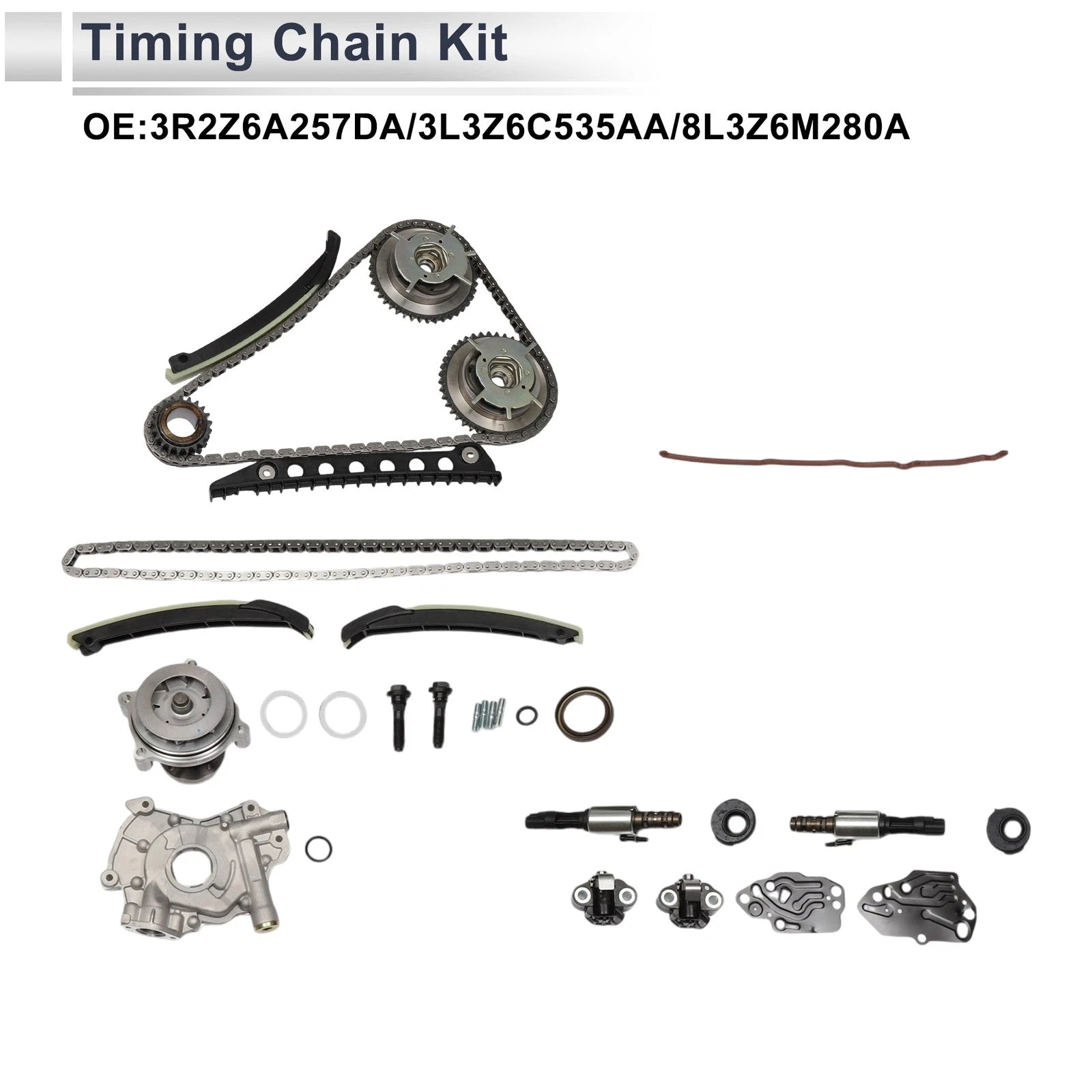 Timing Chain Kit No. 3R2Z6A257DA for Ford F-150, Expedition, Lincoln Navigator 
