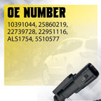 ABS Wheel Speed Sensor for GMC Acadia (2007–2016) - Left/Right