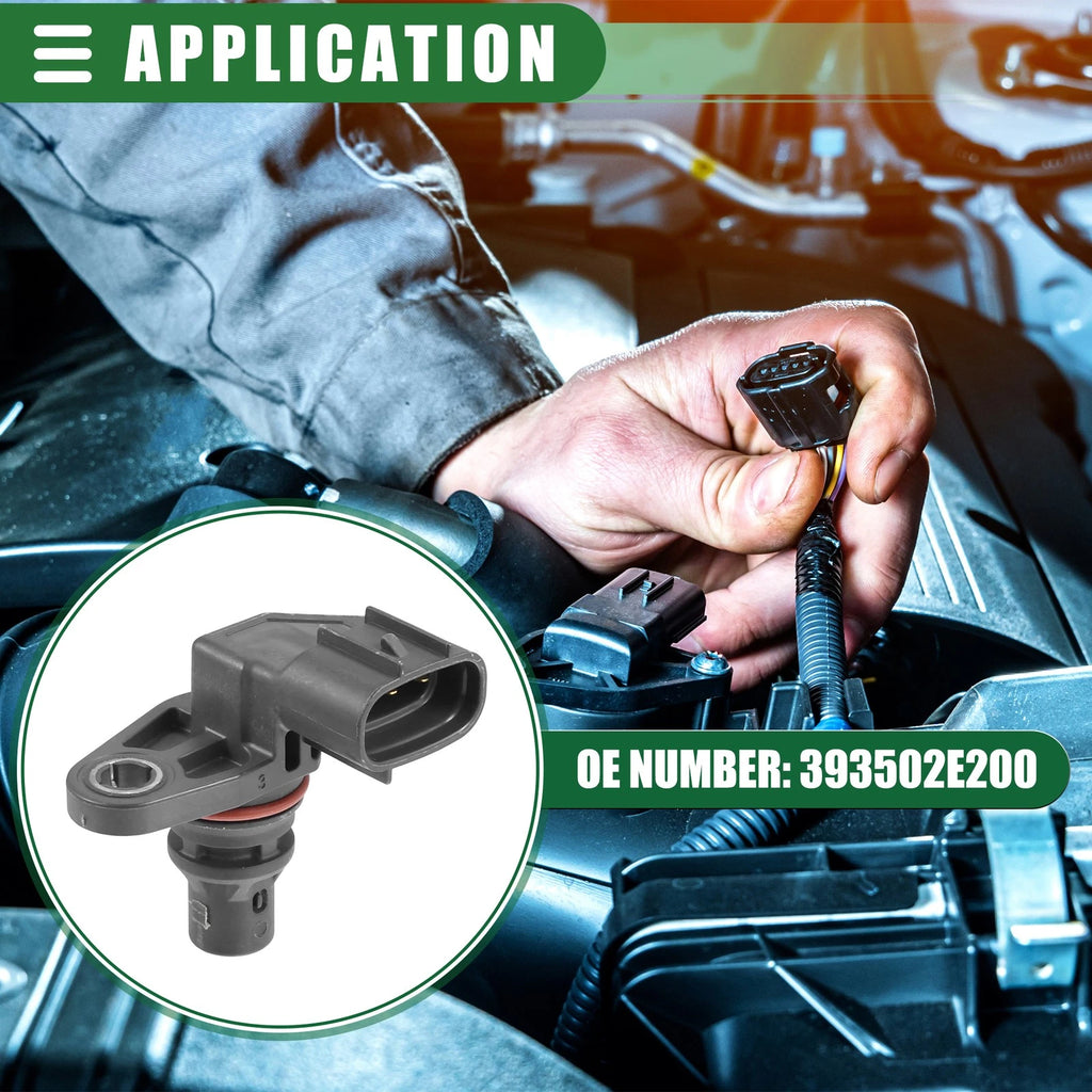 2pcs Engine Camshaft Position Sensor for Hyundai Kona (2018–2021) No. 39350-2E200