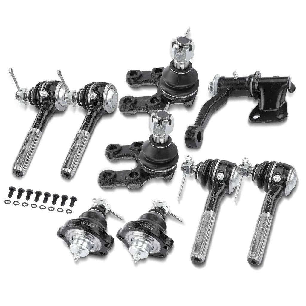 9x Inner & Outer Tie Rod Idler Arm for Nissan Pathfinder (1987–1992)
