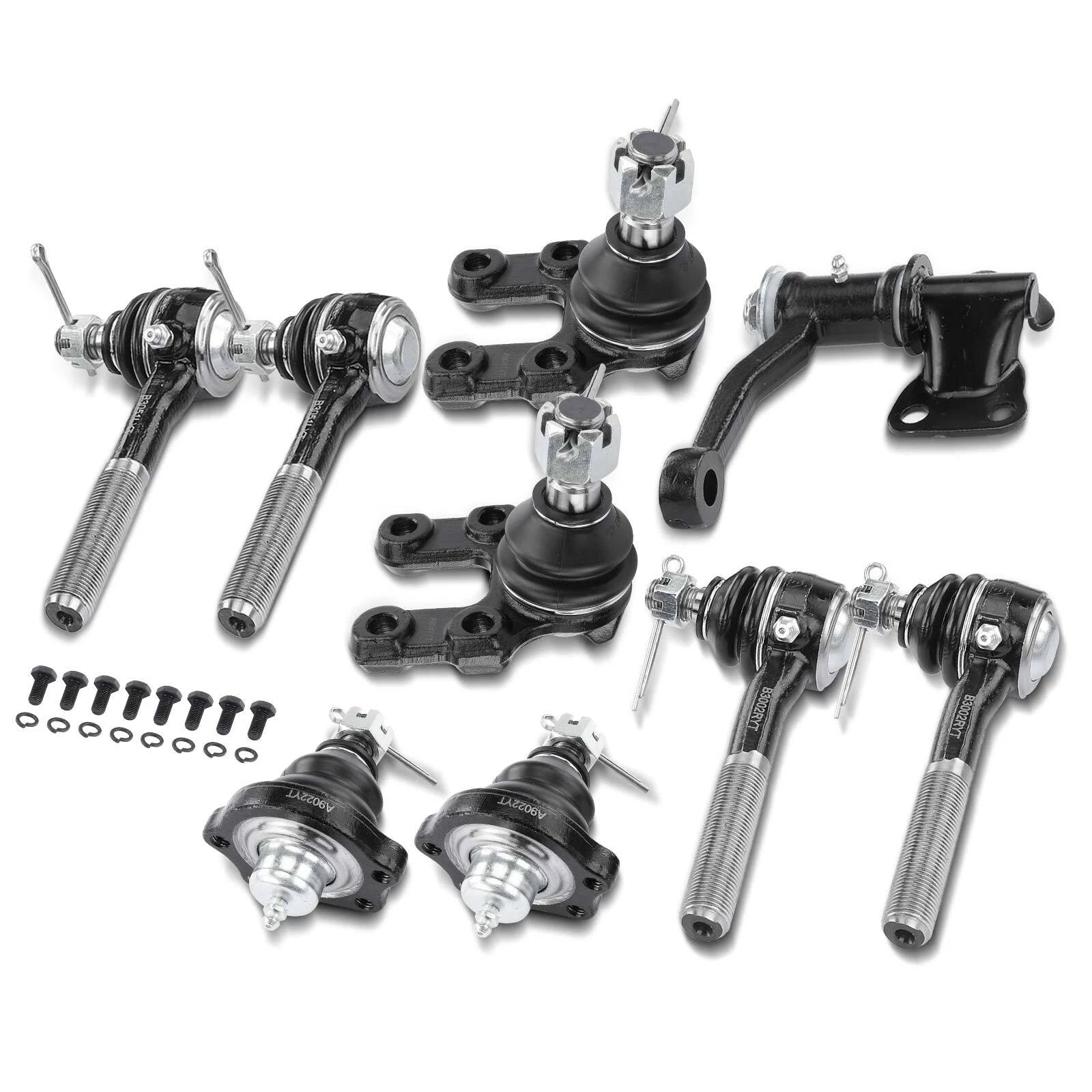 9x Inner & Outer Tie Rod Idler Arm for Nissan Pathfinder (1987–1992)