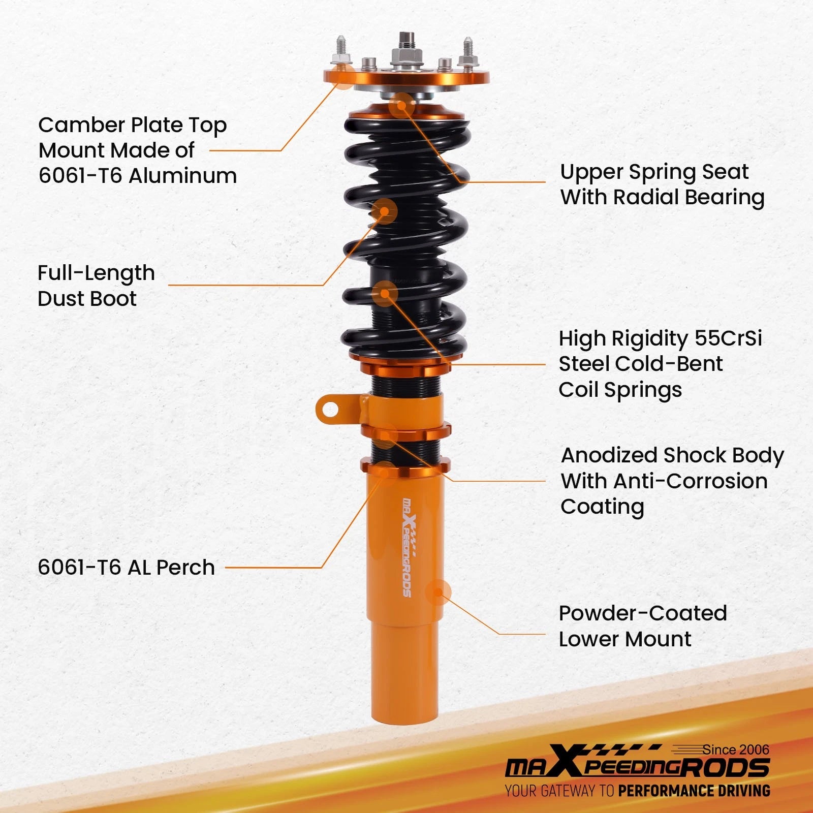 Coilover Kit for BMW 5-Series E39 (2001-2003)