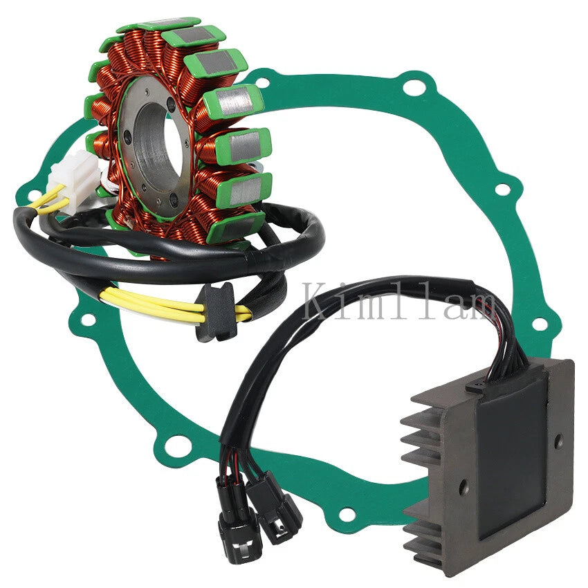 Stator Coil, Regulator Rectifier, Gasket for Suzuki SFV400 SFV650 (2009–2015)