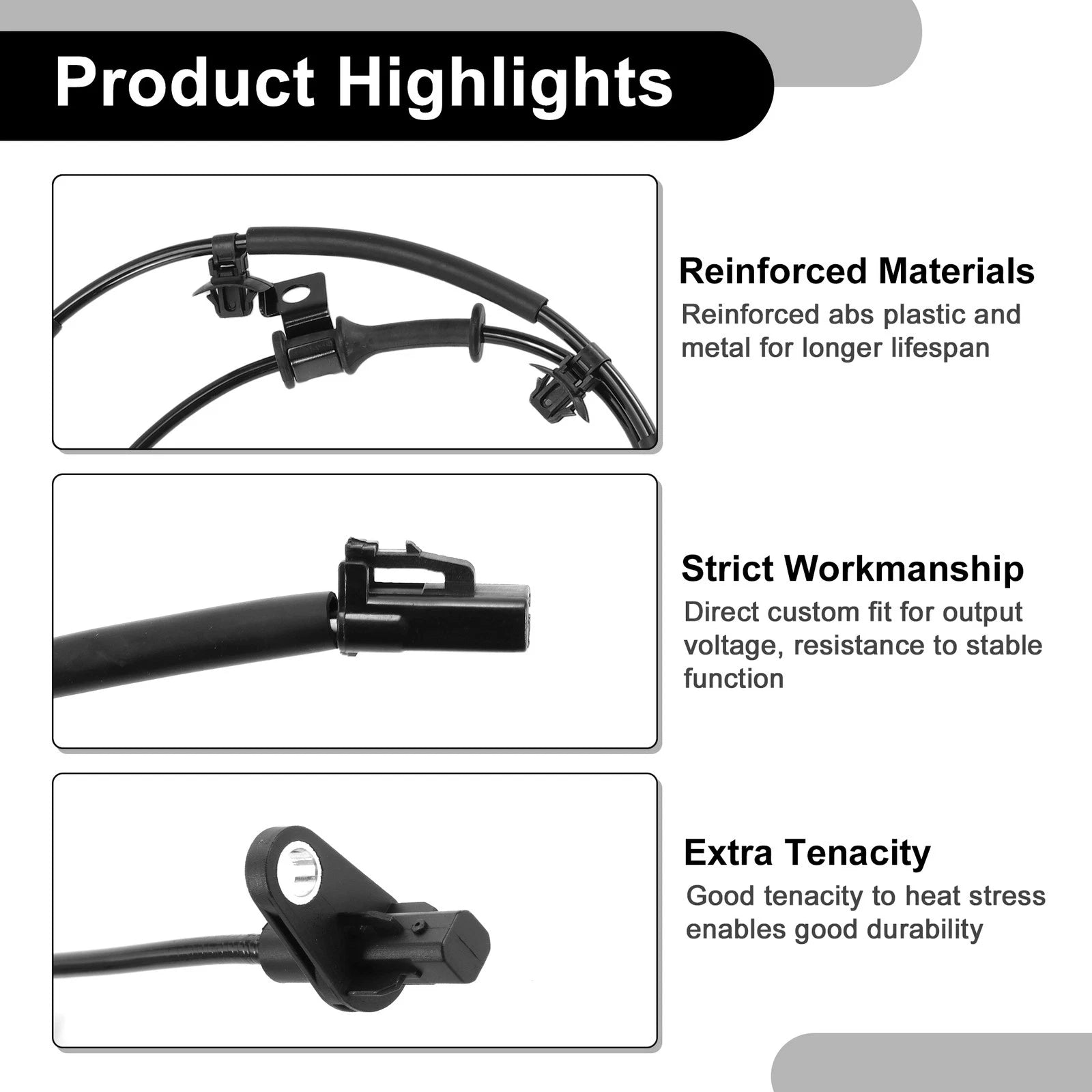 ABS Wheel Speed Sensor No. 59830-3X320 for Hyundai Elantra (2011–2016)