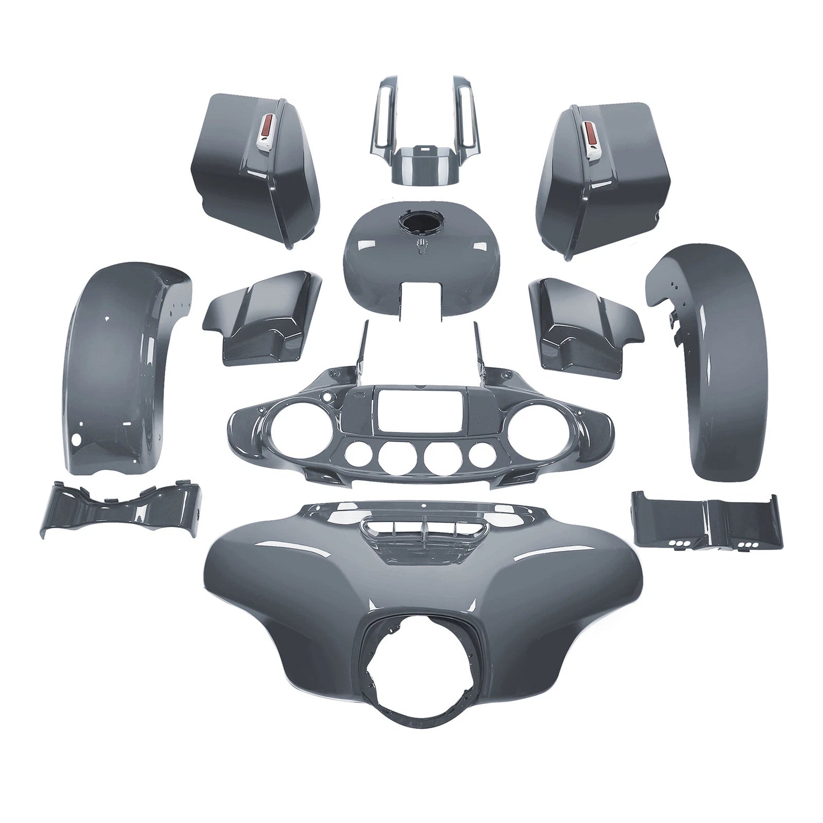 Fairing Bodywork Kit for Harley CVO Street Glide (2014–2024) Gunship Gray