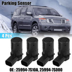 Set of 4 Bumper PDC Reverse Parking Assist Sensors for Nissan Titan (2004–2015) 25994-7S10A
