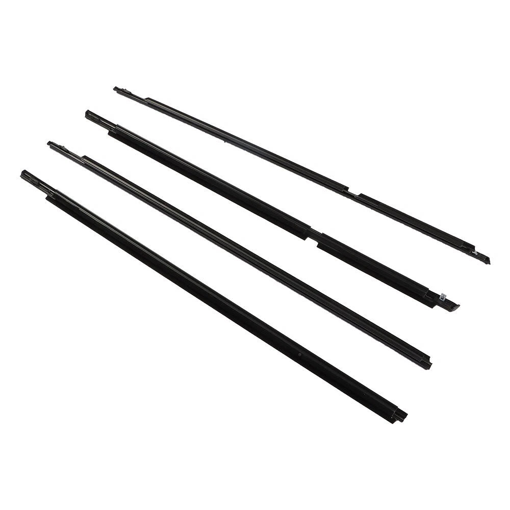 Black Outer Window Weatherstrip Molding Trim Seals for Toyota 4Runner (2003–2009)