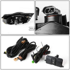2X Smoked Lens Fog Light Lamps for Honda Civic 4-Door (2009–2011)