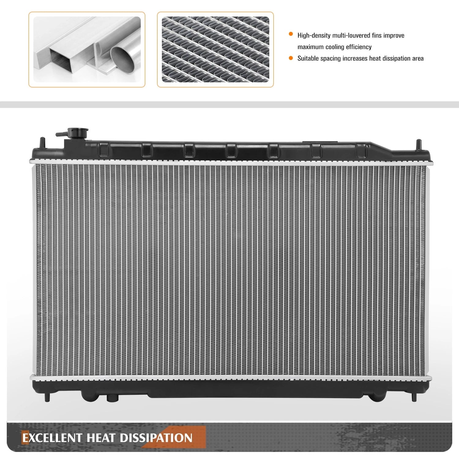 OE Style Aluminum Radiator for Nissan Maxima (2004–2006) DPI-2693