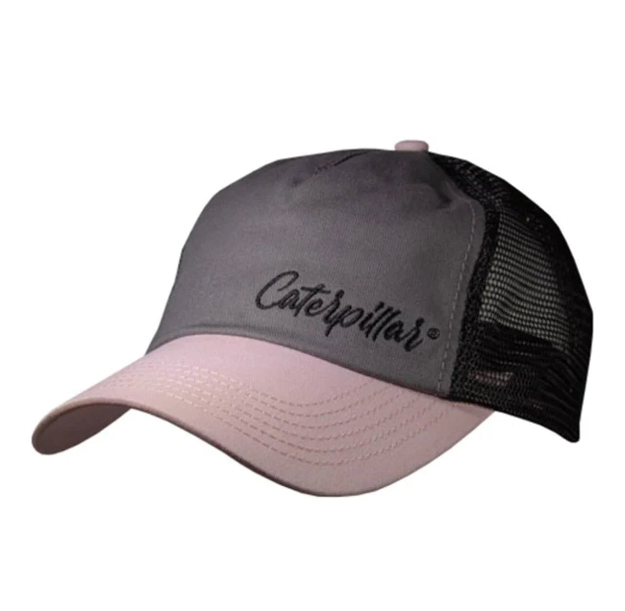Caterpillar Equipment Cap/Hat - Pale Pink Beauty Script