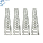 Set of 4 E Track Tie Down Rails for Garage Storage