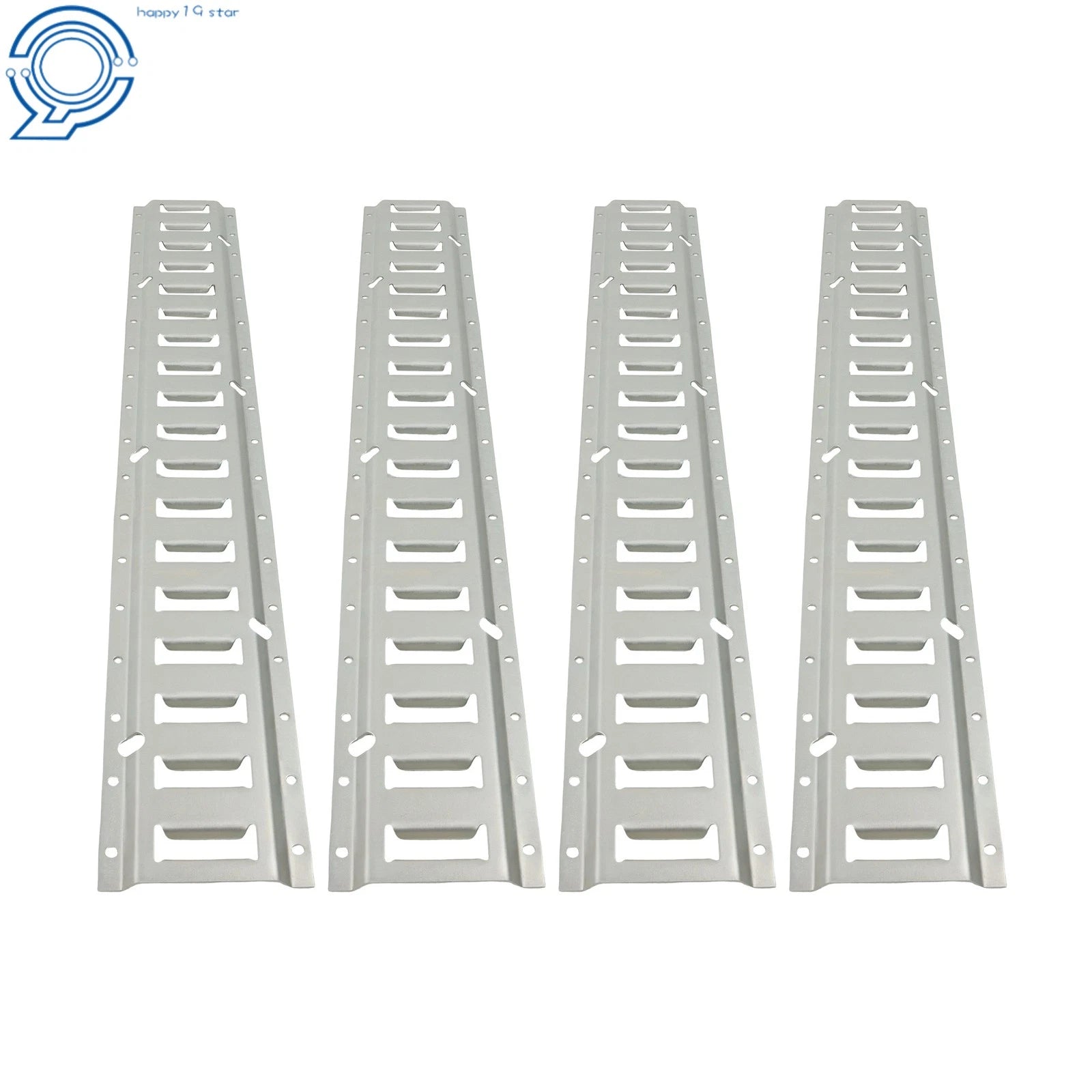 Set of 4 E Track Tie Down Rails for Garage Storage