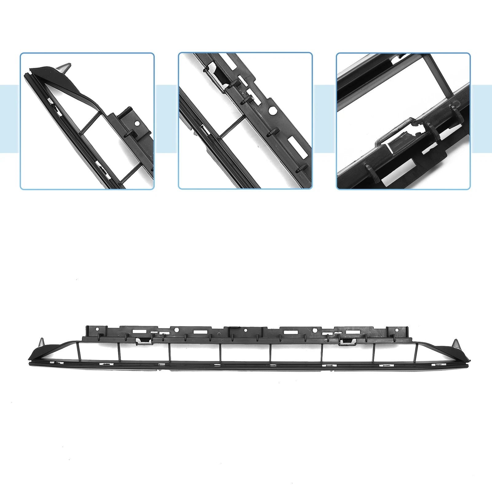 Front Lower Bumper Grille for Audi A4 S4 (2009–2016) S-Line Black Sport Style