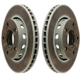 2X Brembo Rear Vented UV Coated Disc Brake Rotors 256mm for Audi S4 (1997–2002)