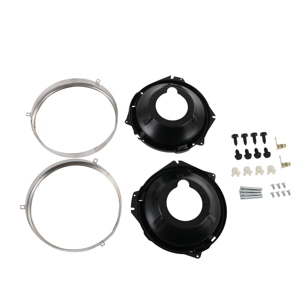 Set of 28 Headlamp Retaining Rings for Camaro Nova