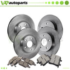 Set of 4 Disc Brake Rotors and Ceramic Pads for Chevrolet Cobalt (2005–2007)