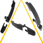2pcs Exterior Door Handle for Ford Focus (2012–2018) Driver Passenger Side