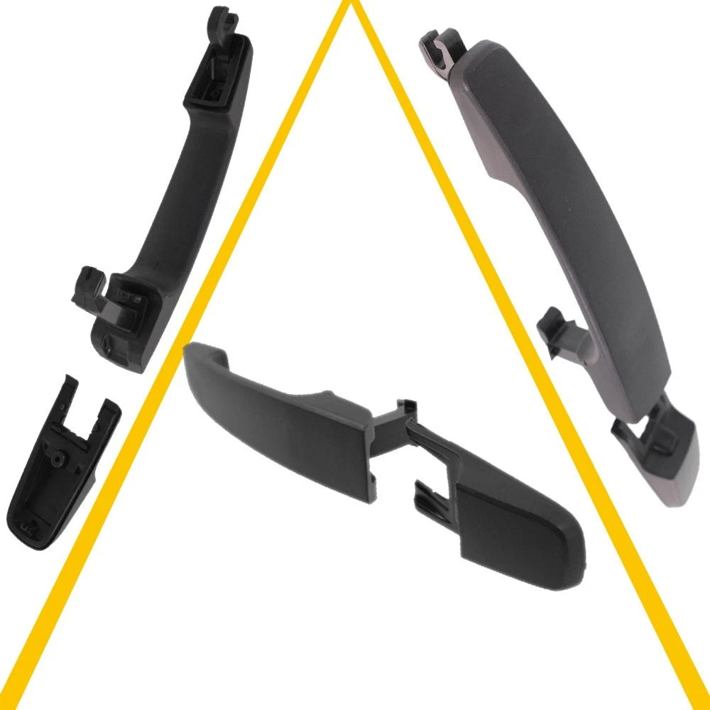 2pcs Exterior Door Handle for Ford Focus (2012–2018) Driver Passenger Side