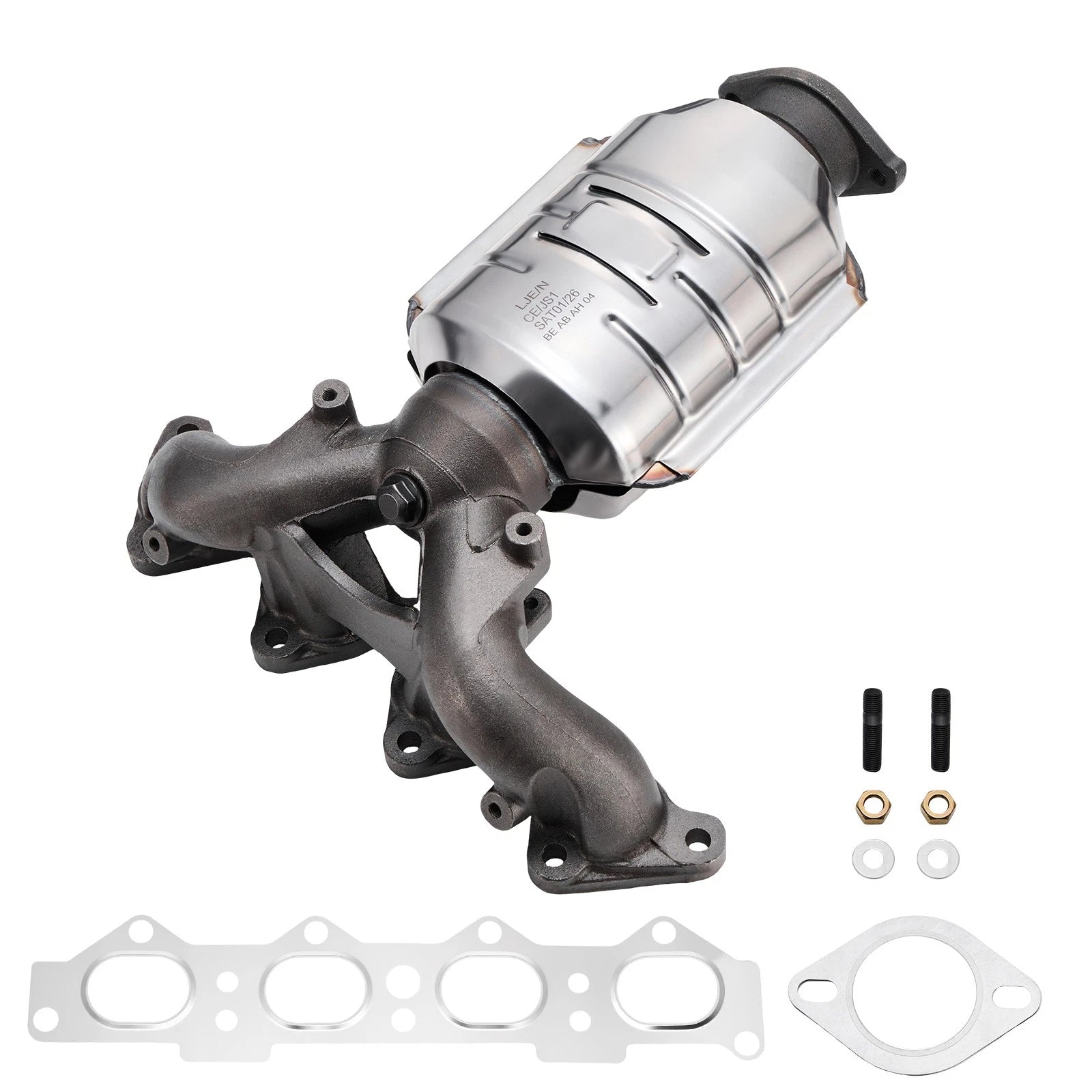 Exhaust Manifold w/ Catalytic Converter for Hyundai Elantra 2.0L (2003–2012)