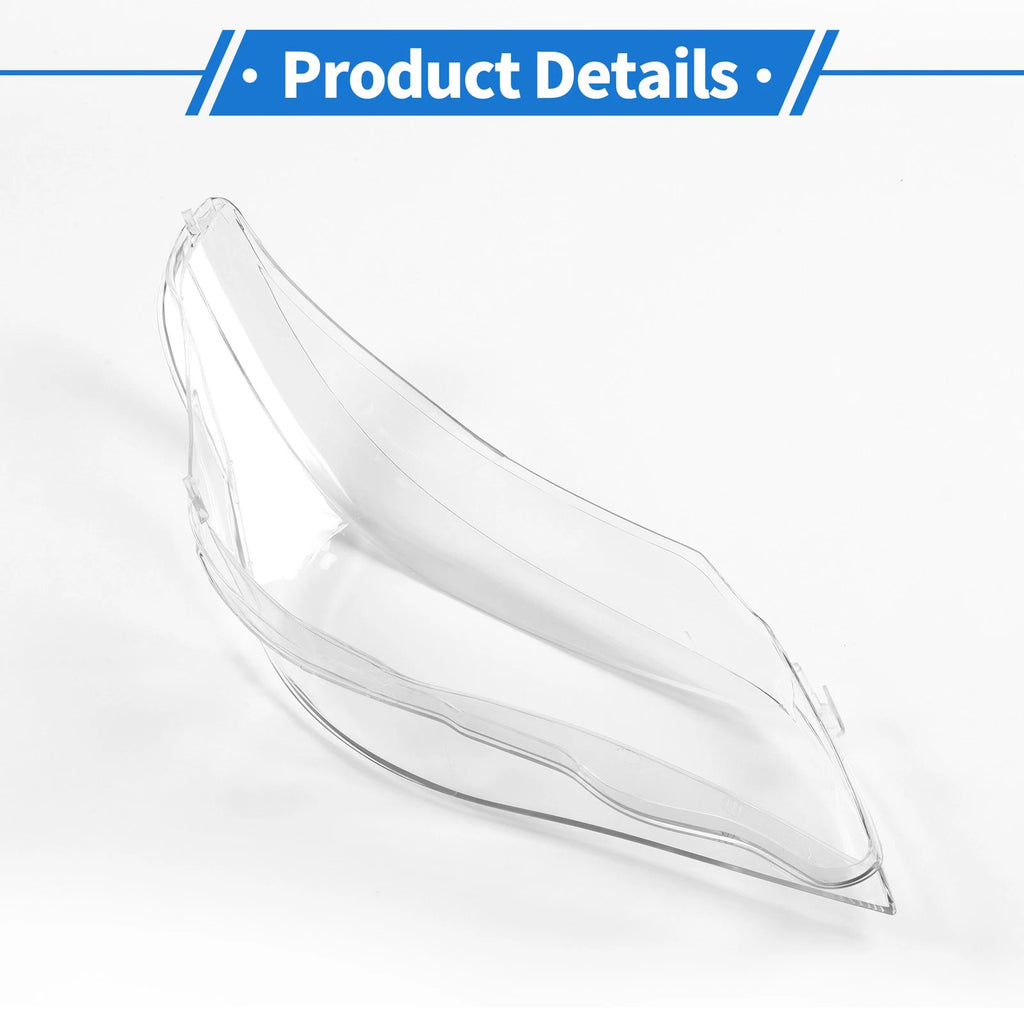 Front Left Headlight Lens Cover for BMW 5 Series M5 E60 E61 (2004–2010)