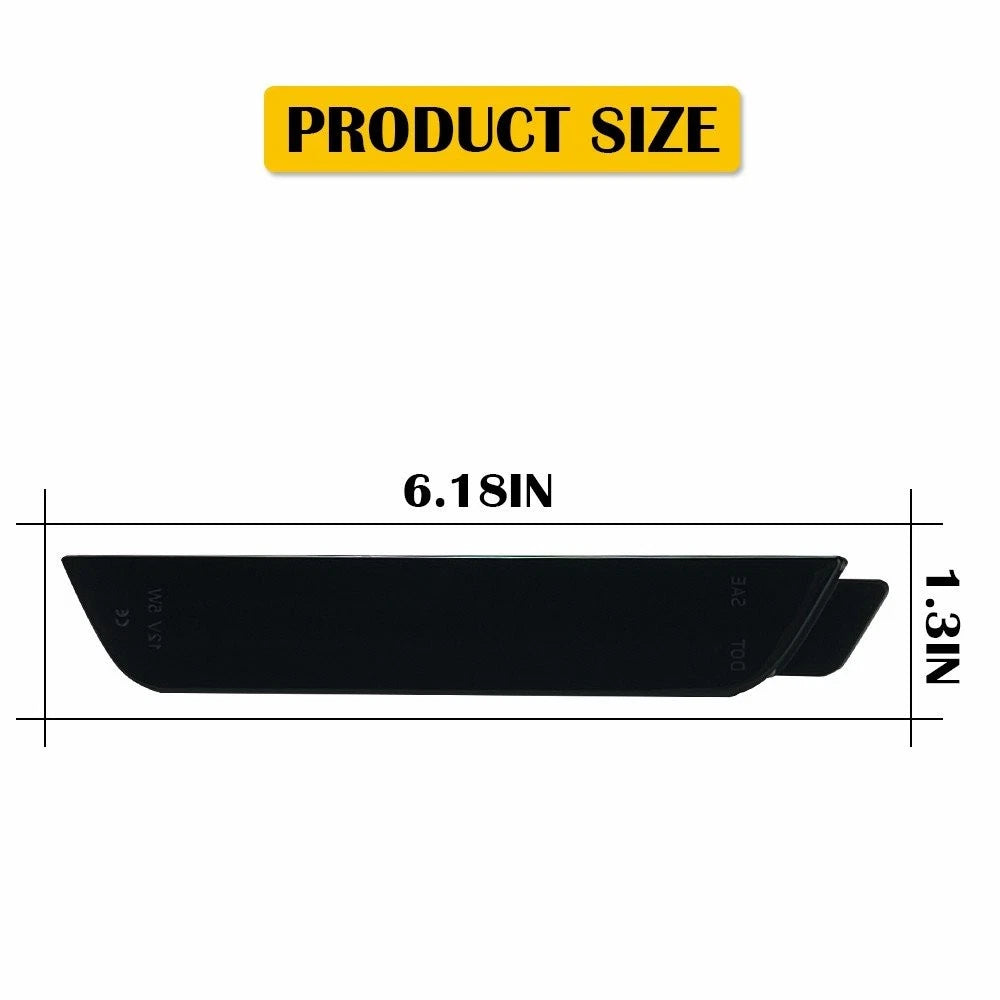 Smoked Rear Marker Side Lights Housing for Chevy Camaro (2010–2015)