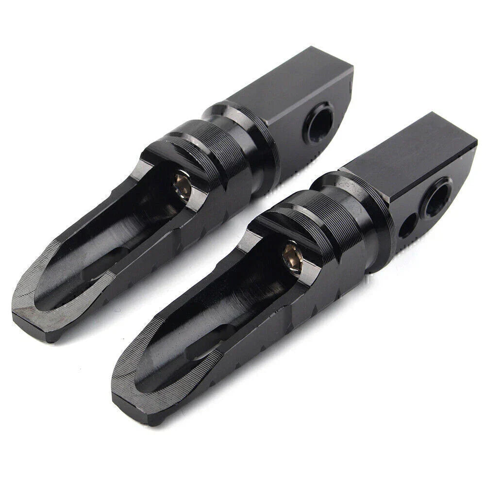 Black Aluminum  Rear Footrests for Street Scrambler 900 T100 T120 (2016-2023)