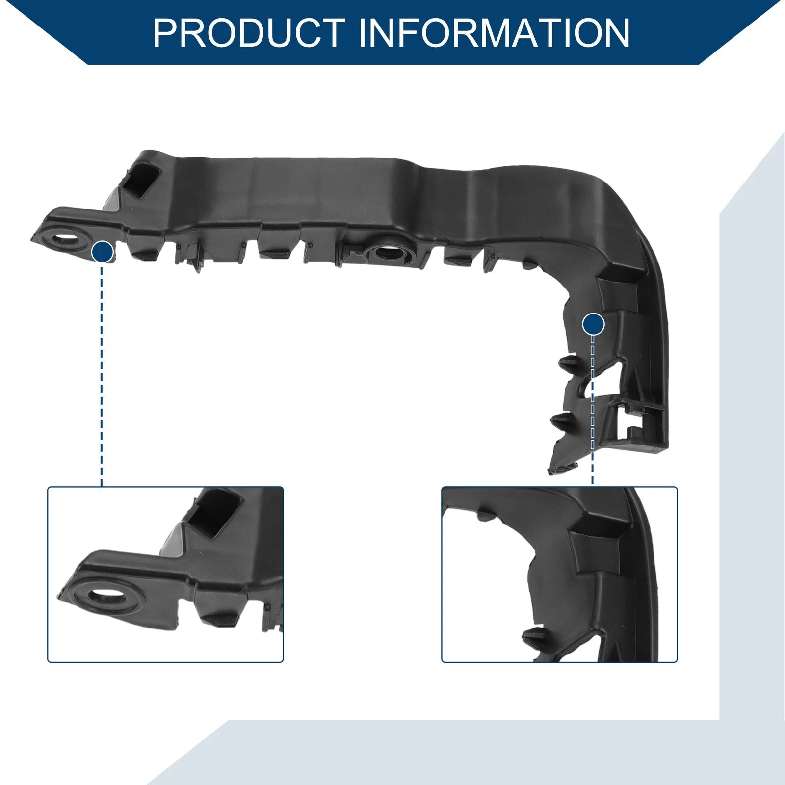 1pc Right Front Bumper Support Bracket No. 8V5807184 for Audi A3 (2015–2019)