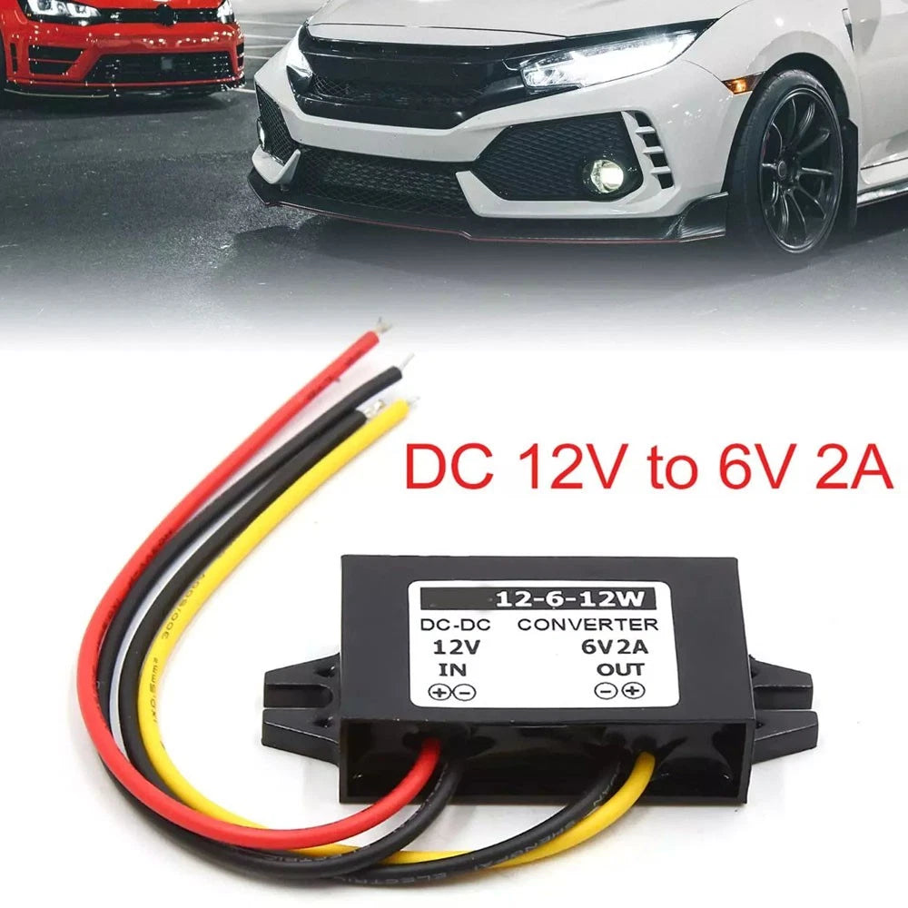 Power Supply Transformer DC 12V to 6V 2A for Universal Applications